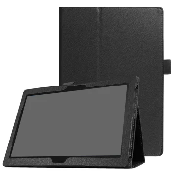 Lenovo Tab 4 10 (TB-X304F TB-X304L) Litchi Texture Stand Leather Case, Black | Чехол Книжка для...