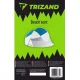 Пляжная палатка Trizand 220x120x90см, бирюзово-серая