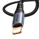 Аудиокабель Joyroom Audio Transfer Series SY-A06 3.5 мм - Lightning 1.2 м, черный
