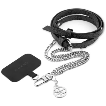 Универсальный ремешок для телефона Guess 4G Chain CBDY, черный