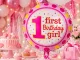 First Birthday Foil Balloon with Inflating Straw, 43 x 49 cm