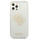 Guess iPhone 12 Pro Max vāciņš Glitter 4G Big Logo, caurspīdīgs