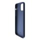 3Mk Protection Silicone Case for iPhone 15 Plus, Navy Blue