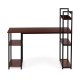 Computer office desk with shelves, ModernHome, oak