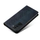 Чехол-книжка для Samsung Galaxy S22+ (S22 Plus) с карманами и ремешком, синий