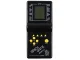 Elektroniskā tetris spēle, retro kabatas konsole, melna