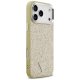 Guess Glitter Triangle Logo MagSafe Phone Case Cover iPhone 17 Pro Max - Gold