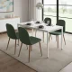 Стол Modernhome NORD-MRW-W 120x60 см, белый мрамор