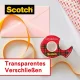 Клейкая лента Scotch Crystal с диспенсером 19 мм x 7.5 м, прозрачная