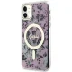 Чехол Guess для iPhone 11 / XR Flower MagSafe, розовый