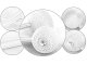 Dekoratīvie Aizkaru Turētaji Klipši Ar Magnētu, Balts | Decorative Clips For Curtains with Magnet