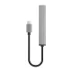 USB-C хаб Orico AH-13 1x USB 3.0 + 3x USB 2.0, серый