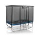 Rectangular Garden Trampoline 10x7ft 305x213cm with Net and Ladder Neo-Sport