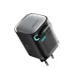 Зарядное устройство GaN Joyroom JR-TCL02 65W USB-A USB-C с кабелем - черное