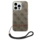 Guess Print 4G Cord vāciņš iPhone 14 Pro Max - Brūns