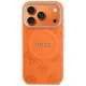 Guess Peony Hot Stamp MagSafe чехол для iPhone 17 Pro – оранжевый