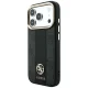 Guess 4G Stripe Round and Classic Logos MagSafe vāciņš priekš iPhone 17 Pro / 18 Pro, melns