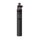 Selfie stick WC12YDS 1.3m aluminum alloy telescopic tripod with dual lamp and phone holder - black