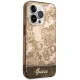 Чехол Guess для iPhone 14 Pro из коллекции Porcelain цвета охра