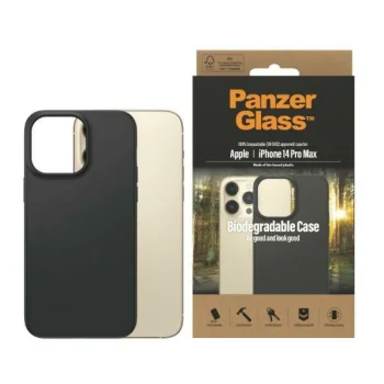 PanzerGlass iPhone 14 Pro Max Case Biodegradable Case, Black