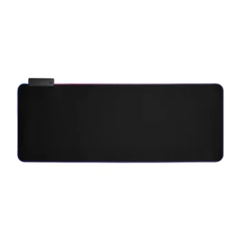 Игровой коврик для мыши RGB с USB-хабом 800x300 мм, черный