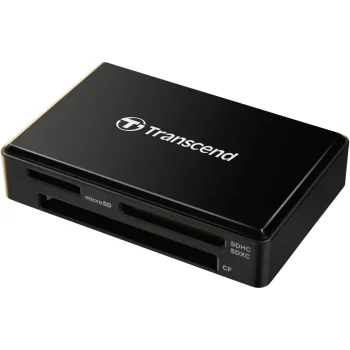 Transcend RDF8 USB 3.1 Gen 1 atmiņas karšu lasītājs Melns