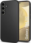Samsung Galaxy S24 (SM-S921) Matt Silicone Color Case Cover, Black | Чехол Обложка Бампер Кабура для Телефона