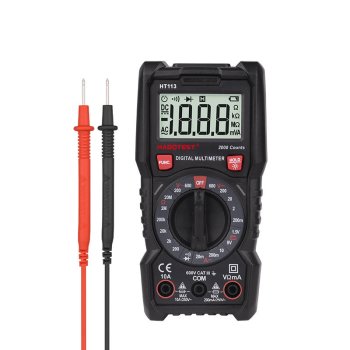 Habotest HT113 digitālais universālais multimetrs 600V 10A