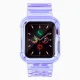 Silikona siksniņa ar ietvaru Strap Light Set Apple Watch 44mm - violeta