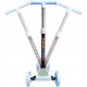 Foldable Kids Tricycle Scooter with LED Wheels, Blue
