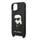 Karl Lagerfeld Monogram Ikonik Patch vāciņš iPhone 14 Plus melns