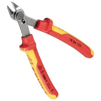 Elektronikas sānu griezēji Knipex VDE Electronic SuperKnips INOX 78 06 125, 125 mm