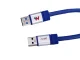 USB 3.0 kabelis Maclean MCTV-606 USB-A uz USB-A 1.8m, zils