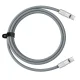 Силиконовый кабель Newell USB-C–USB-C, 100 Вт, 2 м, серый