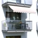 Выдвижная балконная маркиза 200x120 см MultiGarden, бежевая