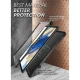 Samsung Galaxy Tab A8 10.5 (2021) (2022) (SM-X200/X205) Supcase Unicorn Beetle Hard Case Cover, Black | Чехол...