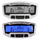 Bicycle Waterproof LCD Speedometer Speed Counter (28 Functions)