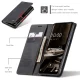 Samsung Galaxy A34 (SM-A346) CASEME Wallet Magnetic Leather Case Cover, Black | Telefona Vāciņš Maciņš Apvalks...