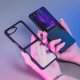 3mk Satin Armor Case+ vāciņš Samsung Galaxy Z Flip 7, Caurspīdīgi melns
