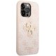 Guess 4G Metal Logo vāciņš Apple iPhone 15 Pro, Rozā