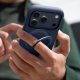 AmazingThing iPhone 17 Pro Max vāciņš Cloudie ar statīvu, zils