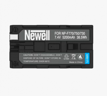 Newell Li-ion Battery NP-F770 5200mAh 7.4 V | Baterija Akumulators Fotoaparātiem