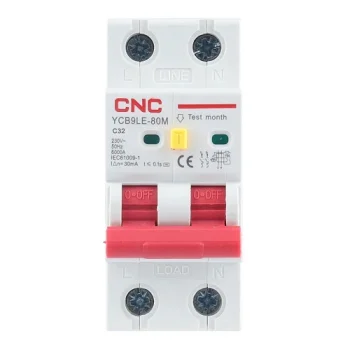 Дифференциальный автомат RCBO 2P, 32A, тип C, 30mA, 6kA, AC 230V