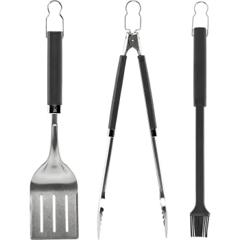 Набор инструментов для гриля Weber Precision, 3 предмета, Silver / Black