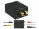 Оптический конвертер Toslink SPDIF в 2x Cinch RCA