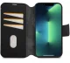 Decoded ādas maks ar noņemamu vāciņu iPhone 14 Plus, melns