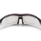 Rockbros 10001 polarizētās velo brilles, Melnas/sarkanas