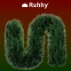 Пышная новогодняя хвойная гирлянда 2,7 м Ruhhy 22323