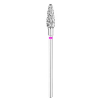EXO PRO ovāls cietmetāla nagu frēzes uzgalis 5.0 mm violets