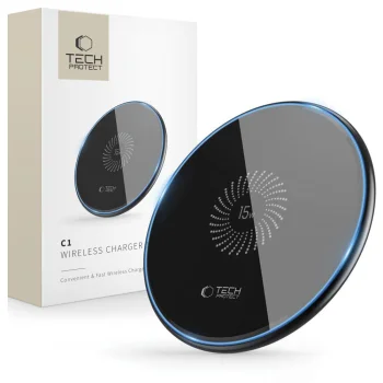 Беспроводное зарядное устройство Tech-Protect QI15W-C1 15W, черное
